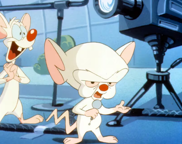Pinky y Cerebro si fueran reales, según la inteligencia artificial.