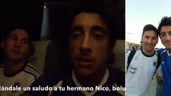 Santiago Vázquez y Lionel Messi Santiago Vázquez y Lionel Messi