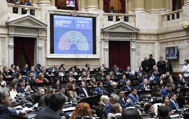 Votación en Diputados para el cambio de régimen de la denominada zona fría, con impacto en los subsidios al gas.