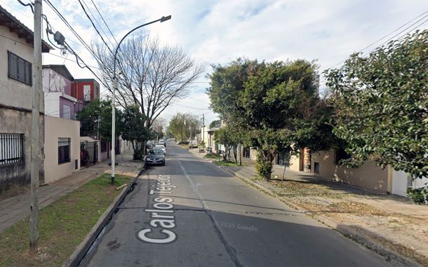 La cuadra de Caseros donde ocurrio el hecho. La cuadra de Caseros donde ocurrio el hecho.