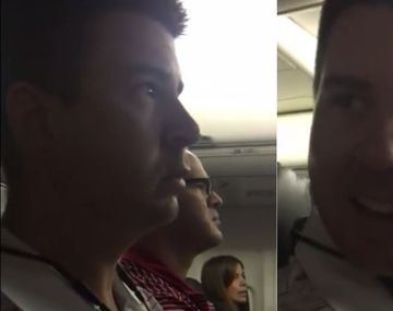 VIDEO: Se enteró que la esposa está embarazada a través del piloto del avión