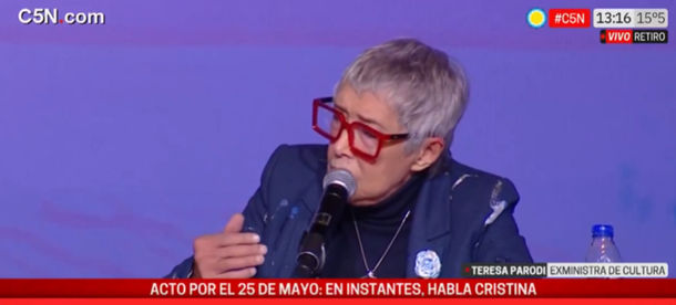 Teresa Parodi: No renunciamos al sueño de una Patria para todas y todos