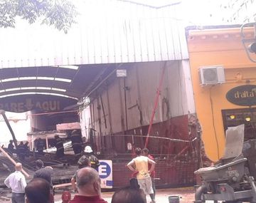 Cayó la loza de una obra: dos muertos