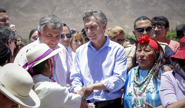 Macri en Humahuaca. 