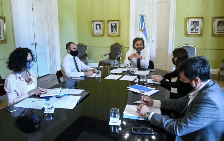Reunión de gabinete económico.&nbsp;