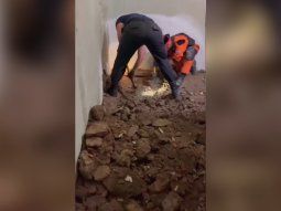 Así encontraron el cuerpo de Nancy bajo el contrapiso de un inquilinato