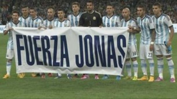 Fuerza Jonás: la bandera con la que Argentina homenajeó a Gutiérrez