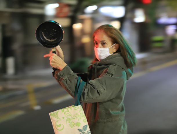 Así fue el fracaso de la insólita Marcha de los barbijos contra el comunismo