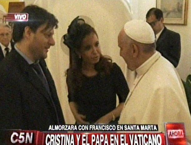 La salud del Sumo Pontífice: Lo vi mucho mejor que la última vez, aseguró CFK