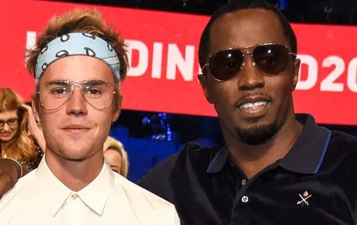 Sean Combs y Justin Bieber.