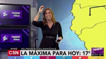 Pronóstico del tiempo para toda la Argentina en C5N Pronóstico del tiempo para toda la Argentina en C5N