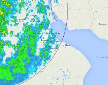 Llegó la lluvia a la Capital y localidades del Conurbano
