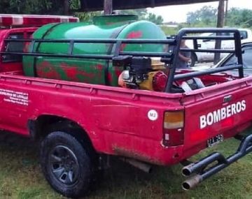 Robaron el motor de la bomba de una camioneta de los bomberos voluntarios