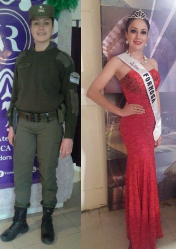 Una gendarme formoseña concursa para ser Miss Mundo