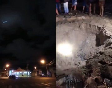 Video: la caída de un supuesto meteorito sorprende a Ecuador