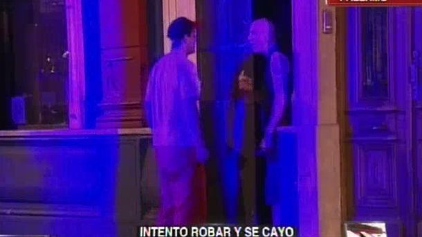 Entró a robar en un local en Palermo y se cayó: la policía lo detuvo