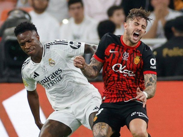 Video: la noche de furia de Pablo Maffeo contra Vinícius Jr. y Asencio en la Supercopa