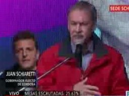 schiaretti luego de confirmar su triunfo: cordoba no es una isla schiaretti luego de confirmar su triunfo: cordoba no es una isla