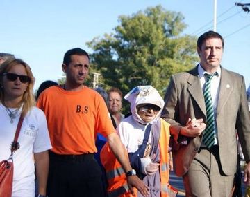 La abuela peregrina se recuperó y llegó a Luján: quiere ver al Papa