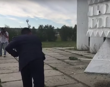 VIDEO: Quiere romper un champagne