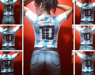 Chubut: escándalo por una diputada que se mostró sexy con la camiseta de Messi