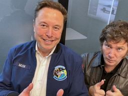 Elon Musk y Javier Milei. Elon Musk y Javier Milei.