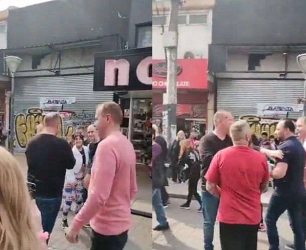 La reacción de militantes de Cristina Kirchner cuando se encontraron con Rodríguez Larreta