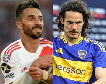 Sorpresa: Scocco salió en defensa de Cavani y criticó el trato de los hinchas de Boca