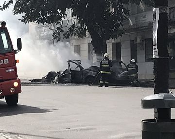 Fuerte explosión en Recoleta