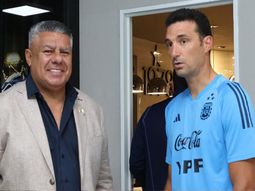 Chiqui Tapia y Lionel Scaloni Chiqui Tapia y Lionel Scaloni