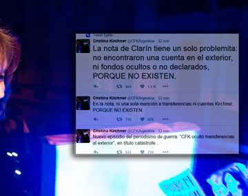 Cristina se quejó del periodismo de guerra y negó cuentas en el exterior