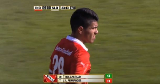 Con el pie izquierdo: debutó el hermano de Agüero en Independiente en la caída ante San Lorenzo