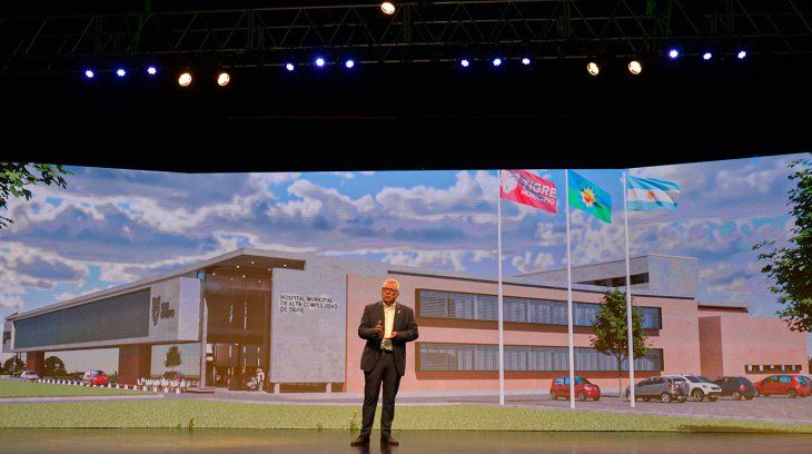 Tigre: Julio Zamora presentó el proyecto del nuevo Hospital Municipal de Alta Complejidad
