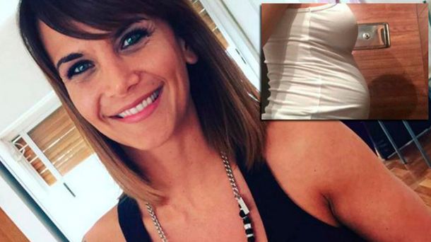 La misteriosa silueta que surge de la panza de Amalia Granata