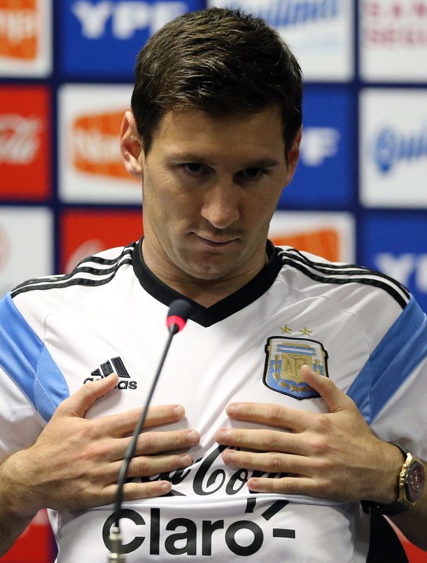 Firme como nunca, Messi plantó su bandera ante Sabella por la forma de jugar