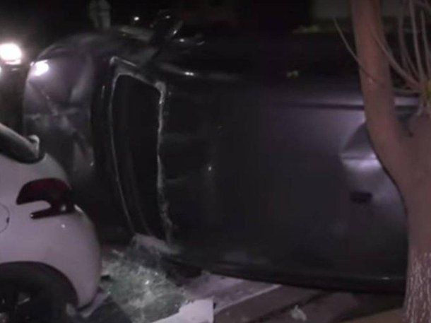 Choque y vuelco en Monte Castro dejó tres heridos