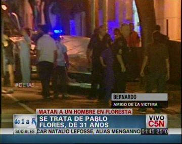 Matan a un hombre en Floresta cuando llegaba a su casa