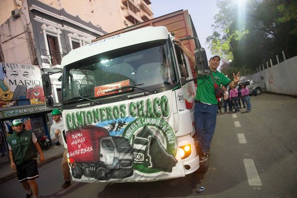 Marcha en apoyo a Cristina Kirchner en Chaco