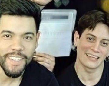 Facundo Verdini junto a Germán Medina, el peluquero asesinado por Abel Guzmán