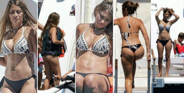 Antonella Roccuzzo lució sus increíbles curvas en Ibiza