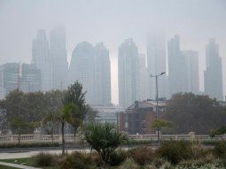 Llega el humo a Buenos Aires. Llega el humo a Buenos Aires.