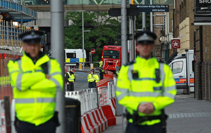 Despliegue policial en Londres