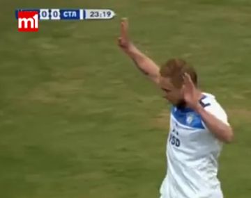 El curioso gol que se vio en la liga ucraniana
