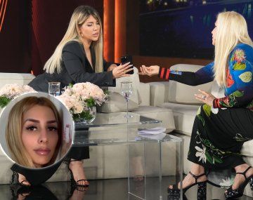 La reacción de la ex de L-Gante en medio de la entrevista de Wanda Nara