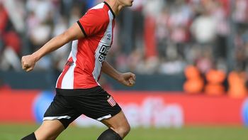 El grito de gol del mediocampista del Pincha El grito de gol del mediocampista del Pincha