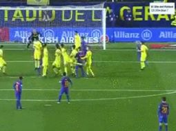 La pelota ya se colgó en el ángulo La pelota ya se colgó en el ángulo
