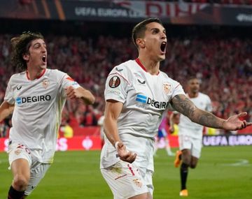 El gol de Erik Lamela para meter al Sevilla en la final