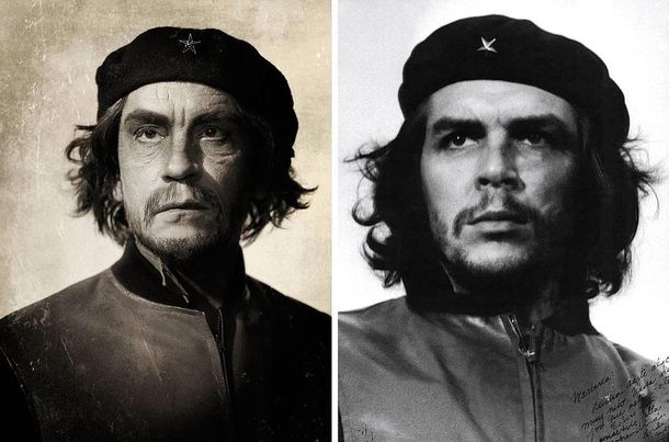 Famoso actor imita los retratos más icónicos de la historia con un resultado sorprendente