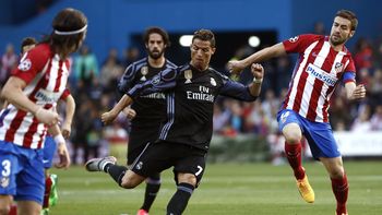 Cristiano Ronaldo, ante la marca del español Gabi Cristiano Ronaldo, ante la marca del español Gabi