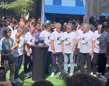 Bajo la estrella del 10: el emotivo homenaje a Maradona en Qatar 